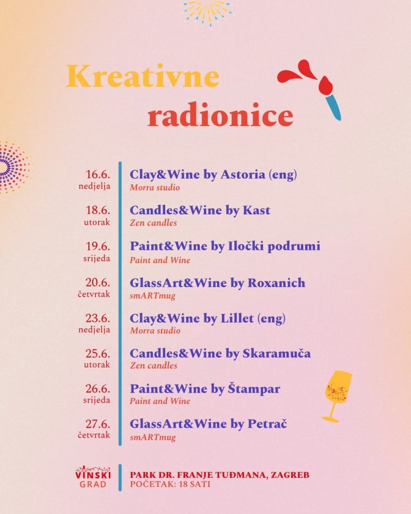 Kreativne radionice Vinskog grada u Zagrebu